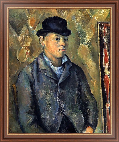 Постер Портрет сына с типом исполнения На холсте в раме в багетной раме 35-M719P-83