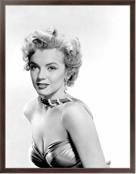 Постер Monroe, Marilyn 6 с типом исполнения На холсте в раме в багетной раме 221-02