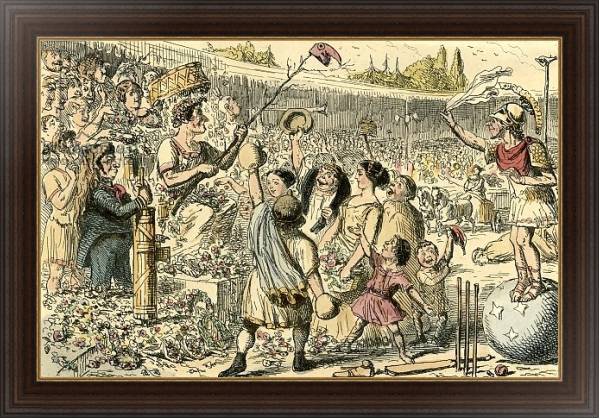 Постер Flaminius restoring Liberty to Greece at the Isthmian Games с типом исполнения На холсте в раме в багетной раме 1.023.151