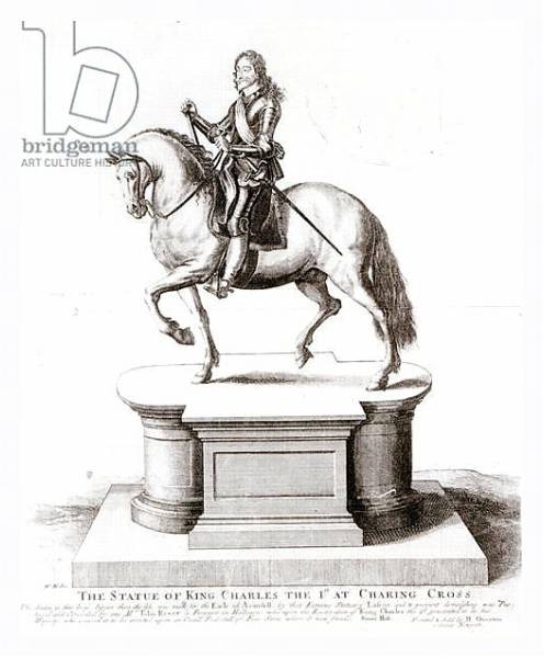 Постер The statue of King Charles the 1st at Charing Cross с типом исполнения На холсте в раме в багетной раме 221-03