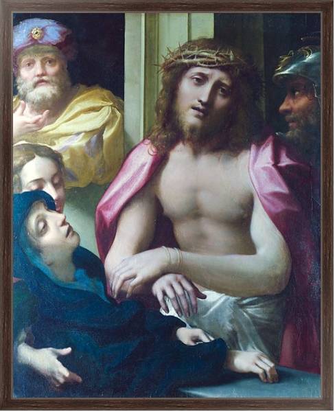 Постер Представление Христа людям 1 с типом исполнения На холсте в раме в багетной раме 221-02