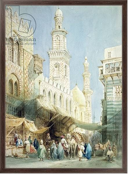 Постер The Sharia El Gohargiyeh, Cairo с типом исполнения На холсте в раме в багетной раме 221-02