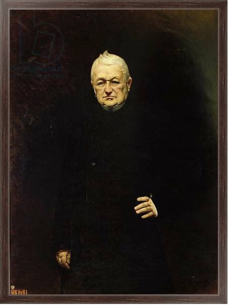 Постер Louis Adolphe Thiers, 1877 с типом исполнения На холсте в раме в багетной раме 221-02