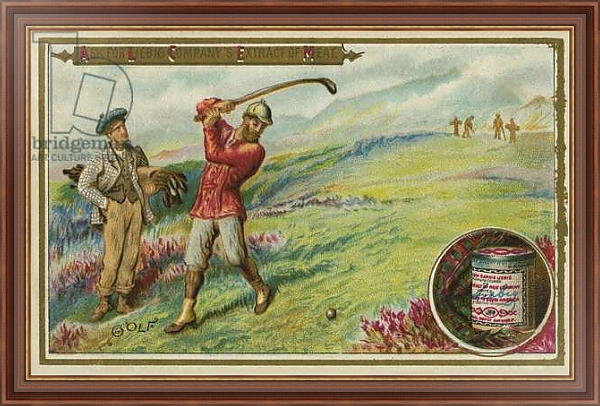 Постер Golf с типом исполнения На холсте в раме в багетной раме 35-M719P-83