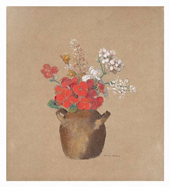 Постер Vase of Flowers 8 с типом исполнения На холсте в раме в багетной раме 221-03