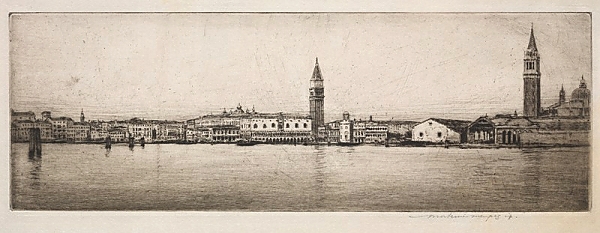 Постер St. Mark’s Basin, Venice с типом исполнения На холсте без рамы