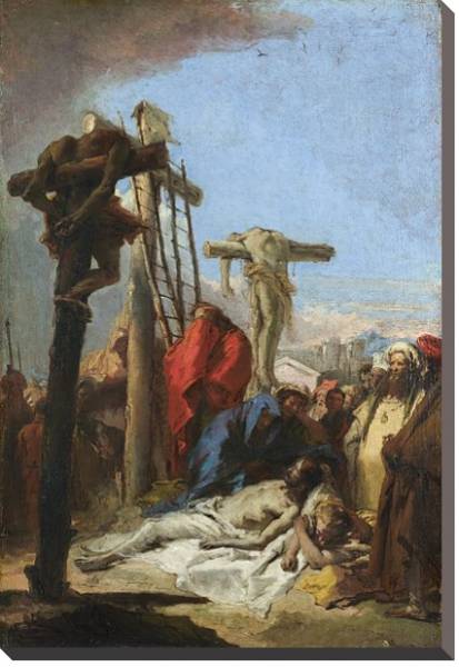 Постер Оплакивание у креста 2 с типом исполнения На холсте без рамы