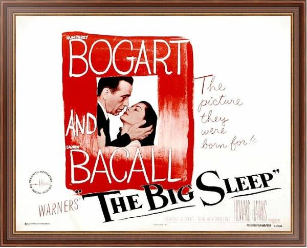 Постер Poster - Big Sleep, The 2 с типом исполнения На холсте в раме в багетной раме 35-M719P-83