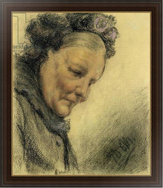 Постер Head of an Old Lady с типом исполнения На холсте в раме в багетной раме 1.023.151