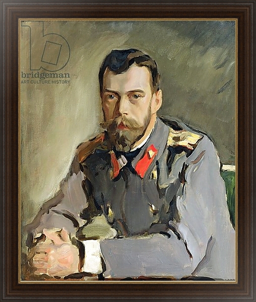 Постер Portrait of Nicholas II, 1900 с типом исполнения На холсте в раме в багетной раме 1.023.151
