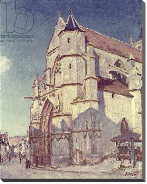 Постер The Church at Moret, 1894 с типом исполнения На холсте без рамы