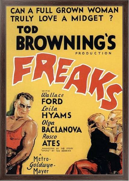 Постер Poster - Freaks с типом исполнения На холсте в раме в багетной раме 221-02