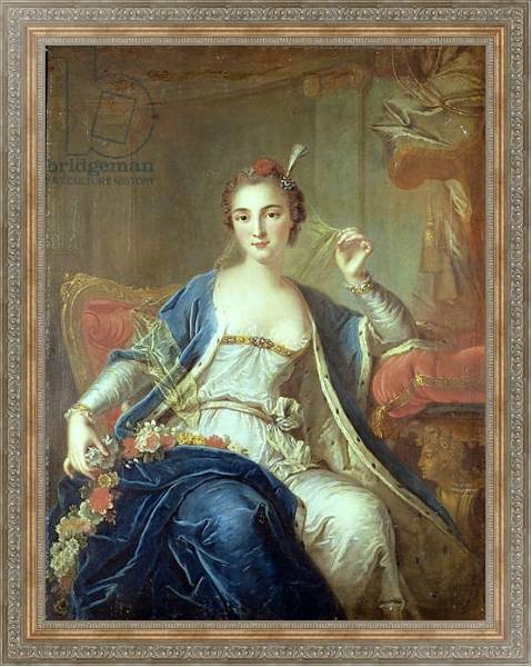 Постер Portrait of Mademoiselle Marie Salle 1737 с типом исполнения На холсте в раме в багетной раме 484.M48.310