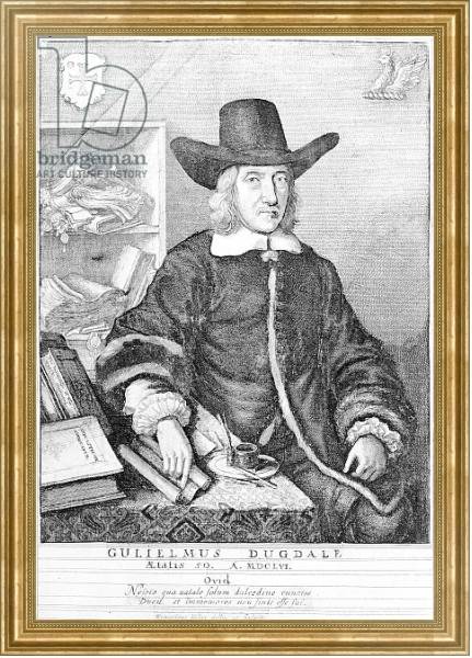 Постер William Dugdale, 1656 с типом исполнения На холсте в раме в багетной раме NA033.1.051