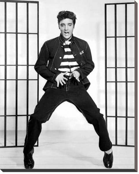Постер Presley, Elvis (Jailhouse Rock) 2 с типом исполнения На холсте без рамы