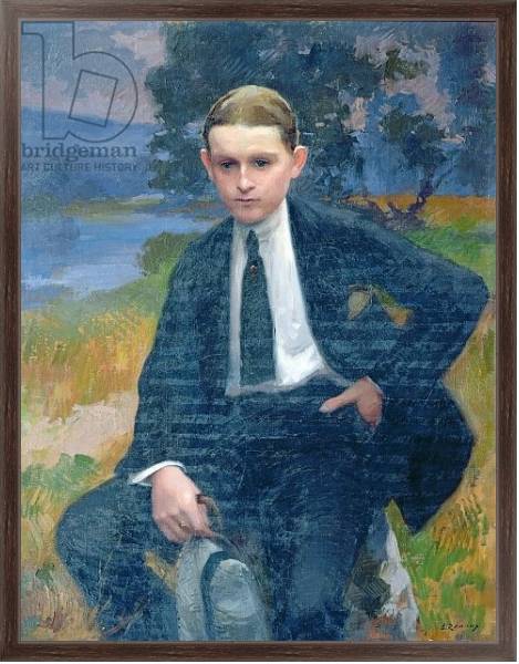 Постер Portrait of Marcel Renoux aged about 13 or 14 с типом исполнения На холсте в раме в багетной раме 221-02
