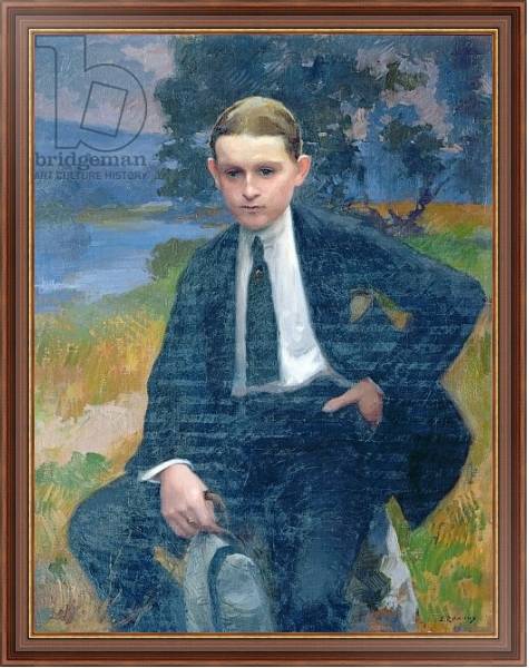 Постер Portrait of Marcel Renoux aged about 13 or 14 с типом исполнения На холсте в раме в багетной раме 35-M719P-83