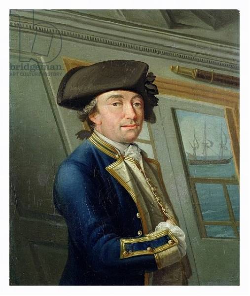 Постер Portrait of Captain William Locker 1769 с типом исполнения На холсте в раме в багетной раме 221-03