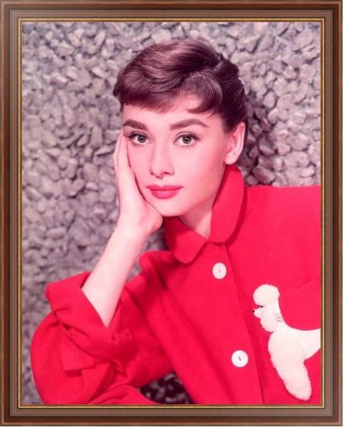 Постер Hepburn, Audrey 30 с типом исполнения На холсте в раме в багетной раме 35-M719P-83