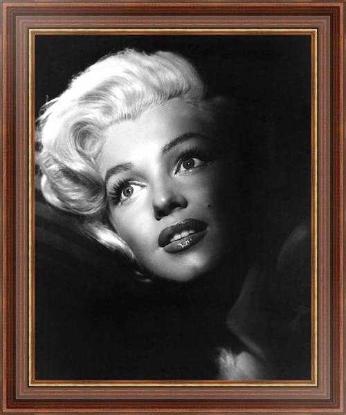 Постер Monroe, Marilyn 93 с типом исполнения На холсте в раме в багетной раме 35-M719P-83