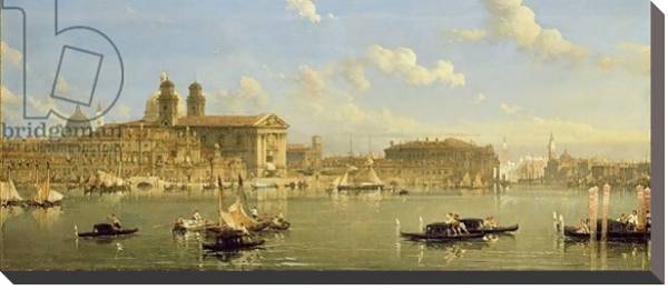 Постер The Giudecca, Venice, 1854 с типом исполнения На холсте без рамы