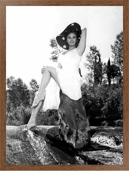 Постер Loren, Sophia (Miller's Beautiful Wife, The) с типом исполнения На холсте в раме в багетной раме 1727.4310