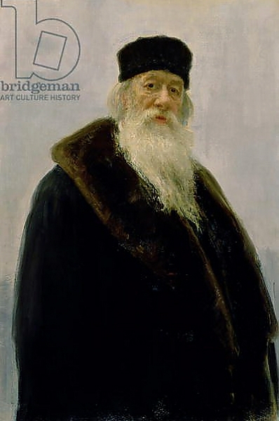 Постер Portrait of Vladimir Vasil'evich Stasov 1900 с типом исполнения На холсте без рамы