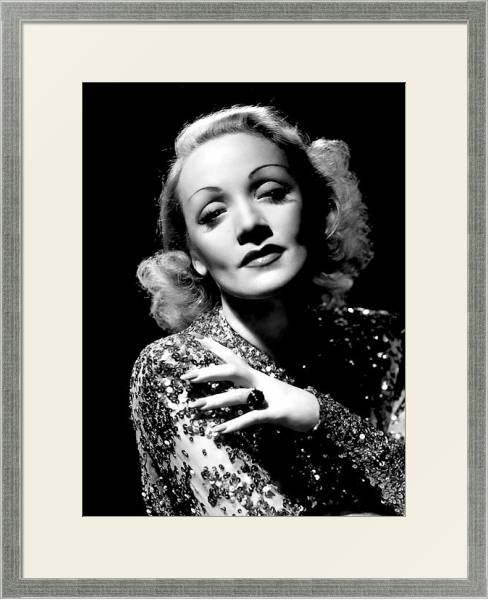 Постер Dietrich, Marlene 14 с типом исполнения Под стеклом в багетной раме 1727.2510
