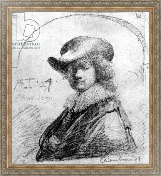 Постер Self Portrait, c.1633 с типом исполнения На холсте в раме в багетной раме 484.M48.310