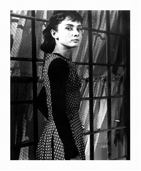 Постер Хепберн Одри 85 с типом исполнения На холсте в раме в багетной раме 221-03