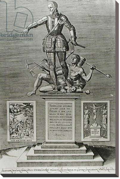 Постер Portrait Glorifying Ferdinand Alvarez of Toledo Duke of Alba с типом исполнения На холсте без рамы
