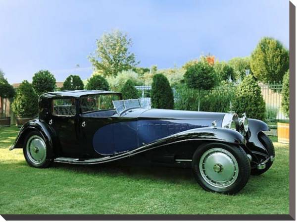 Постер Bugatti Type 41 Coupe de Ville '1929 с типом исполнения На холсте без рамы