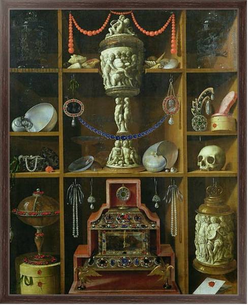 Постер Treasure Chest, 1666 с типом исполнения На холсте в раме в багетной раме 221-02