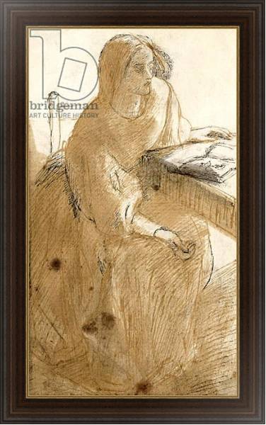 Постер Lizzie Siddal с типом исполнения На холсте в раме в багетной раме 1.023.151