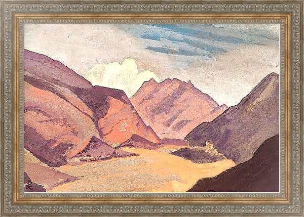 Постер Бальтистан. Граница с Ладахом. 1936 с типом исполнения На холсте в раме в багетной раме 484.M48.310