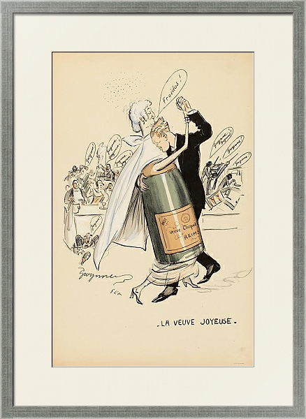 Постер la veuve joyeuse с типом исполнения Под стеклом в багетной раме 1727.2510