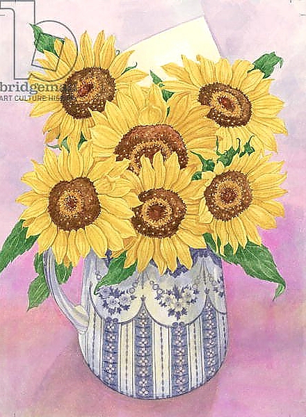 Постер Sunflowers, 1998 с типом исполнения На холсте без рамы