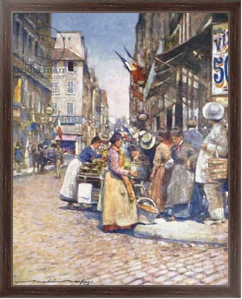 Постер A Corner at the Rue de Seine с типом исполнения На холсте в раме в багетной раме 221-02