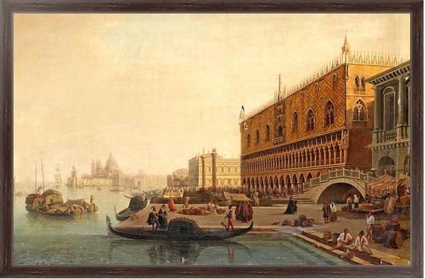 Постер Венеция 2 с типом исполнения На холсте в раме в багетной раме 221-02