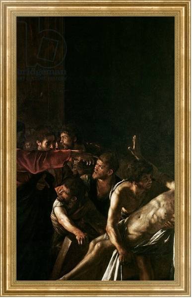 Постер Resurrection of Lazarus 2 с типом исполнения На холсте в раме в багетной раме NA033.1.051