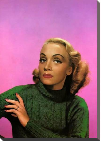 Постер Dietrich, Marlene 7 с типом исполнения На холсте без рамы