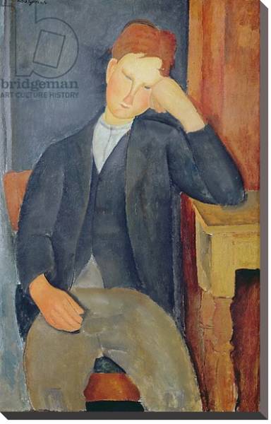 Постер The young apprentice, c.1918-19 с типом исполнения На холсте без рамы