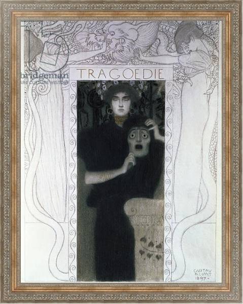 Постер Tragedy, 1897 с типом исполнения На холсте в раме в багетной раме 484.M48.310