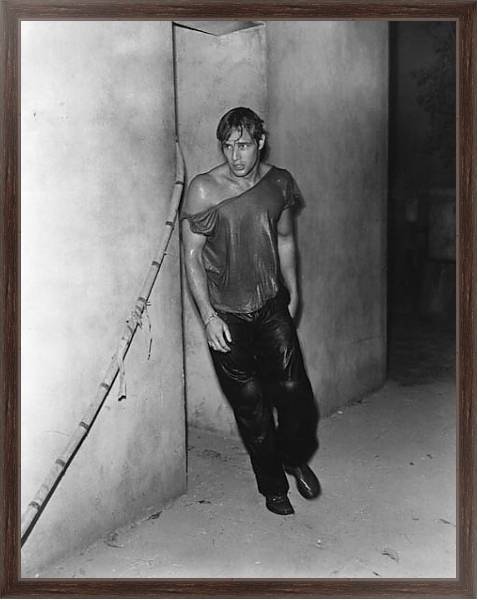 Постер Brando, Marlon (A Streetcar Named Desire) 6 с типом исполнения На холсте в раме в багетной раме 221-02