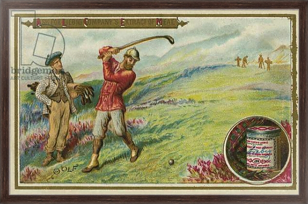 Постер Golf с типом исполнения На холсте в раме в багетной раме 221-02