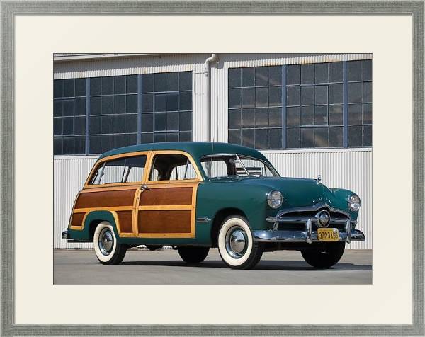 Постер Ford Custom Station Wagon '1949 с типом исполнения Под стеклом в багетной раме 1727.2510