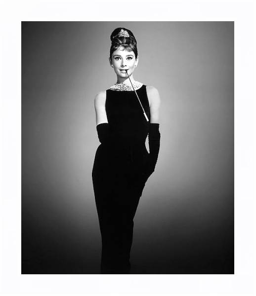 Постер Hepburn, Audrey 19 с типом исполнения На холсте в раме в багетной раме 221-03