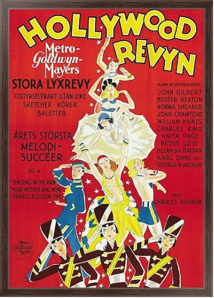 Постер Poster - Hollywood Revue Of 1929, The с типом исполнения На холсте в раме в багетной раме 221-02