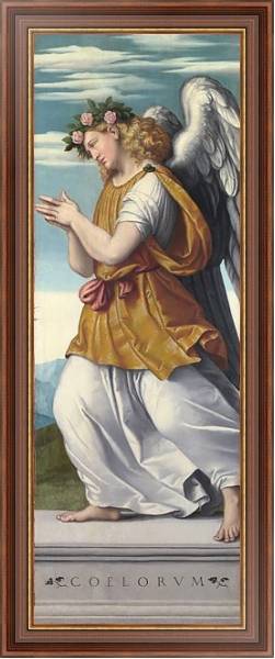 Постер Поклоняющийся ангел с типом исполнения На холсте в раме в багетной раме 35-M719P-83