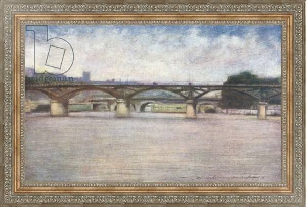 Постер The Pont des Arts 2 с типом исполнения На холсте в раме в багетной раме 484.M48.310